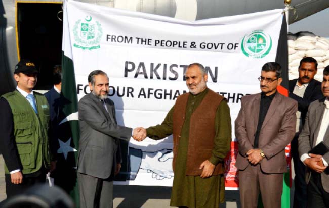 Humanitarian  Assistance Arrives from Pakistan